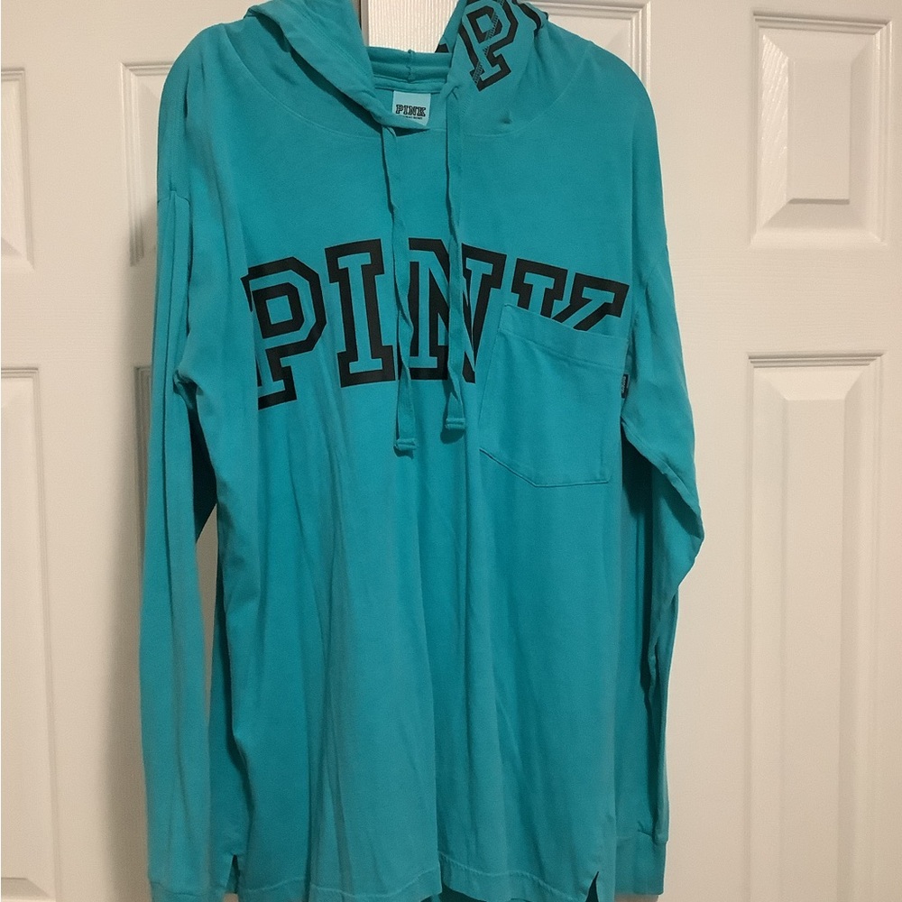 Aqua PINK Victoria's Secret Sweatshirt